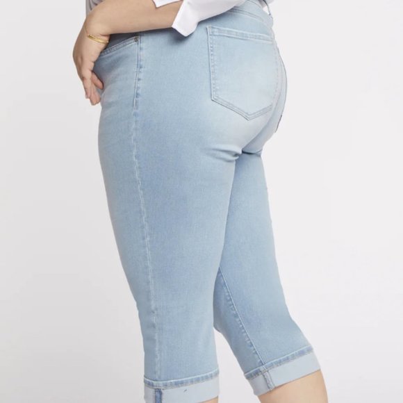NYDJ Marilyn Straight Crop Denim Jeans Hollander Plus Size ( 22W ) - Picture 2 of 4